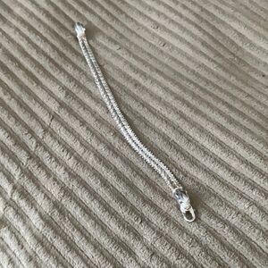 Sterling Silver Bracelet with Panther head clasp